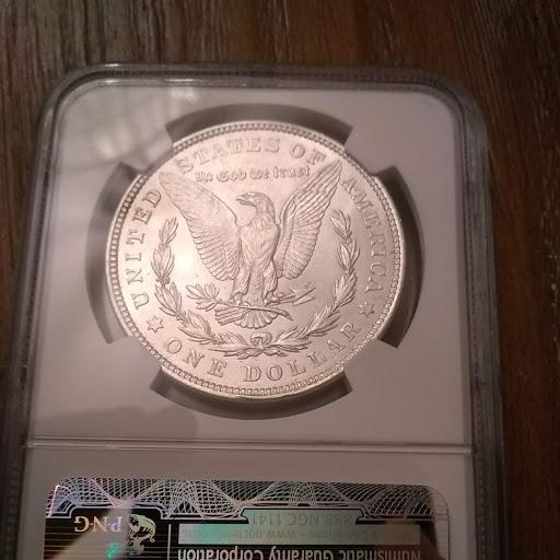 1921 Morgan Dollar graded MS69 by NGC
