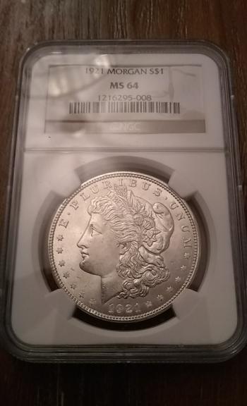 1921 Morgan Dollar graded MS69 by NGC for sale in Havertown PA