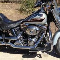 Harley Davidson Fatboy.  2010 for sale in Brownwood TX by Garage Sale Showcase member Trib, posted 12/11/2019