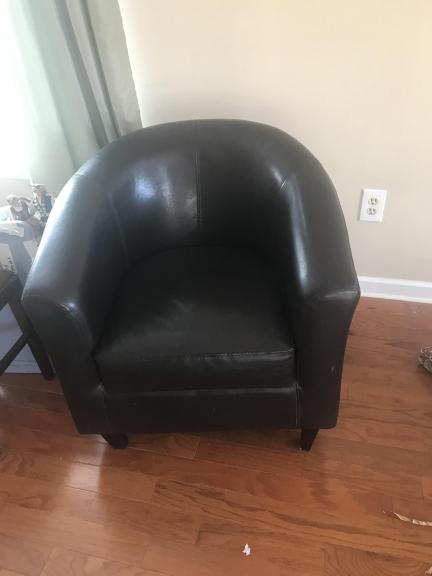 Club chair, synthetic leather for sale in West Chester PA