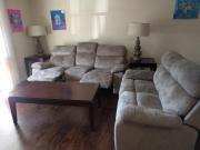 5 Pc Living Room with Reclining Sofa - $500 for sale in Naples FL