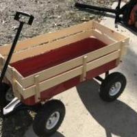 Red wagon for sale in Pinehurst NC by Garage Sale Showcase member Billpace1950, posted 01/01/2020