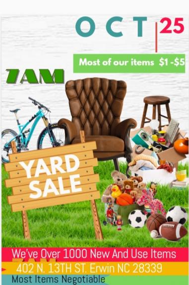 Big Yard Sale (Over 1000 Items) for sale in Dunn NC