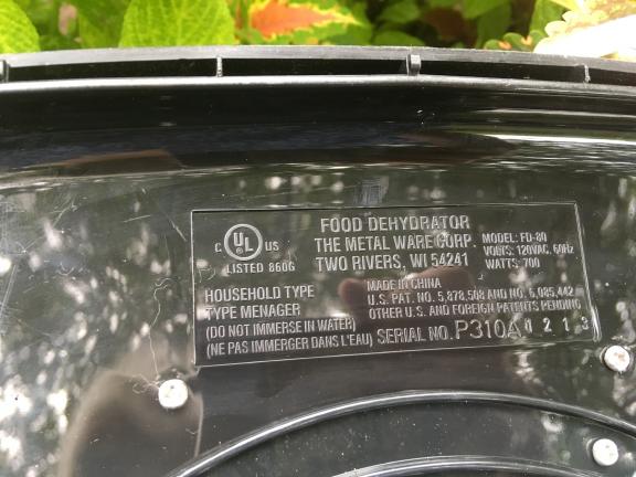 NESCO 5 Star Rated Food Dehydrator/Jerky Maker for sale in Thorntown IN