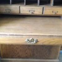 Solid oak desk for sale in Emanuel County GA by Garage Sale Showcase member Devlin, posted 09/06/2019