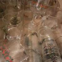 Holiday glasses for sale in Brockton PA by Garage Sale Showcase member Peppermint Patty, posted 05/31/2020