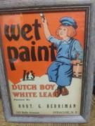 Dutch boy paint framed picture for sale in Newton NC