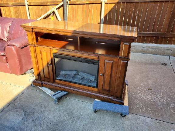 Electric Fireplace Console for sale in Lubbock TX
