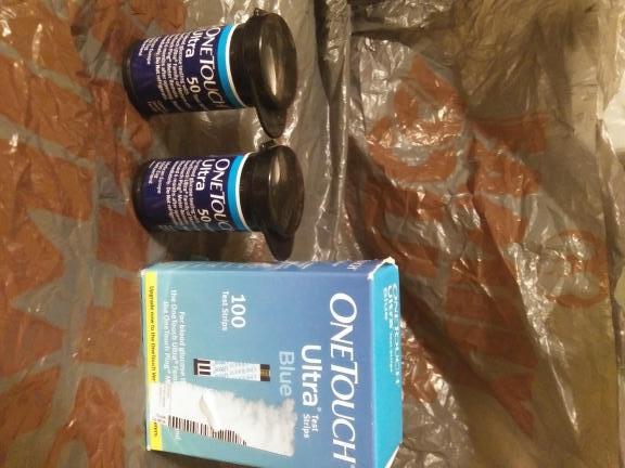 One Touch Ultra Blue glucose test strips for sale in Bradford PA