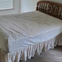 QUEEN BED AND FRAME for sale in Pinehurst NC by Garage Sale Showcase member anthonyewyatt@gmail.com, posted 10/14/2022