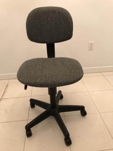 Office desk and chairs