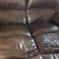 Leather sofa/love seat for sale in Lancaster KY by Garage Sale Showcase member Firednow01, posted 10/20/2019