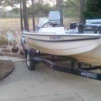 Fixer upper Bass boat,trailer,fish finder,trolling motor for sale in Vass NC by Garage Sale Showcase member cptanesthesia, posted 10/20/2019
