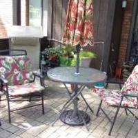 PATIO SET for sale in Elgin IL by Garage Sale Showcase member 3creekside, posted 09/23/2019