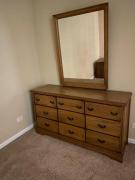 Bedroom dresser and mirror for sale in Woodstock IL