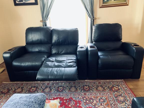 Recliners - media room set of 3 for sale in Monterey CA