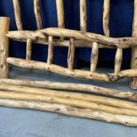 Queen size Aspen bed frame for sale in Grand Lake CO by Garage Sale Showcase member Jobsitemaintenance, posted 08/21/2024