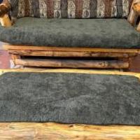 Aspen Glider love seat with cushions for sale in Grand Lake CO by Garage Sale Showcase member Jobsitemaintenance, posted 08/21/2024