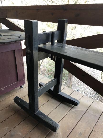 Antique Courting Bench