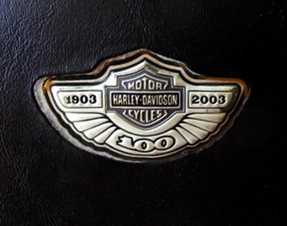 2003 Harley-Davidson seat (100th Anniversary)