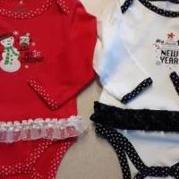 New Girls Christmas/New Years Onesies 6 - 9 Months(Price each} for sale in Batavia IL by Garage Sale Showcase member Selling Stuff, posted 11/22/2020