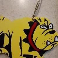Bulldog Ornaments Hand Crafted for sale in Batavia IL by Garage Sale Showcase member Selling Stuff, posted 11/24/2020