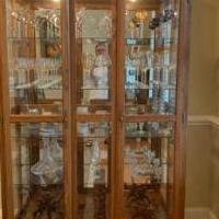 Glass cabinet for sale in Hamburg NJ by Garage Sale Showcase member moebel, posted 09/04/2020