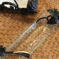 Cast Iron Napkin Holder & Cheese Tray W/Knife for sale in Rockport TX by Garage Sale Showcase member 821#dede, posted 10/20/2020