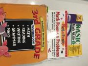 3rd grade comprehensive and math workbooks for sale in Naples FL