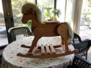 Solid Oak Rocking Horse for sale in Grayslake IL