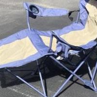 Canvas outdoor recliner chair for sale in Warren PA by Garage Sale Showcase member GrammyLu, posted 04/03/2020
