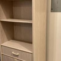 Lite Grey wood veneer Shelving Units for sale in Grand Lake CO by Garage Sale Showcase member MSE2394, posted 10/11/2020