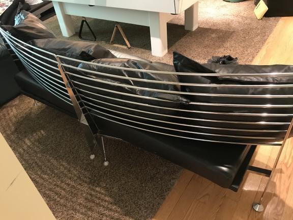 Italian Leather Couch (2)