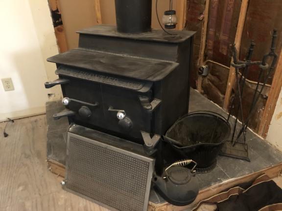 Wood burning stove and tools for sale in Effingham IL