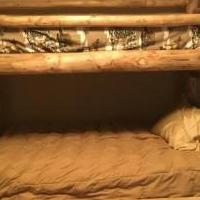 Log bunkbeds for sale in Fraser CO by Garage Sale Showcase member Kshepherd0098, posted 09/13/2020