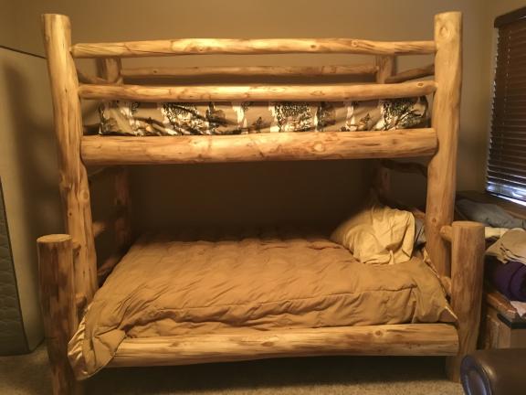 Log bunkbeds for sale in Fraser CO
