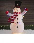 Brand New Boxed 6ft Holiday Living Snowman Sculpture W/ Multicolor LED Incandescent Lights for sale in River Vale NJ