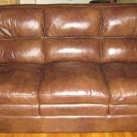 Leather Sofa with Sofa Chair & Ottoman for sale in Pinehurst NC by Garage Sale Showcase member Michael11, posted 03/07/2020
