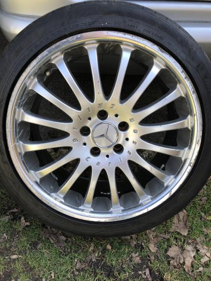 Chrome Wheels ( 4 ) 19in 5 lug off a Mercedes for sale in Utica NY