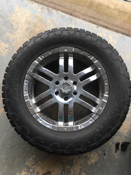 Motto Metal and Nitto Terra Grappler Set for sale in Mooresville IN