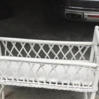 Wicker plant stand for sale in Pinehurst NC by Garage Sale Showcase member sue123, posted 06/11/2020