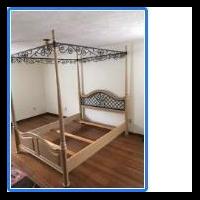 Thomasville Queensize Canopy Bed Frame for sale in Lewiston NY by Garage Sale Showcase member BobLad, posted 05/12/2021