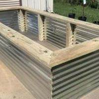4x10 Raised Garden Bed with 8” Seat for sale in Angleton TX by Garage Sale Showcase member Deep Earth Nursery, posted 04/28/2020