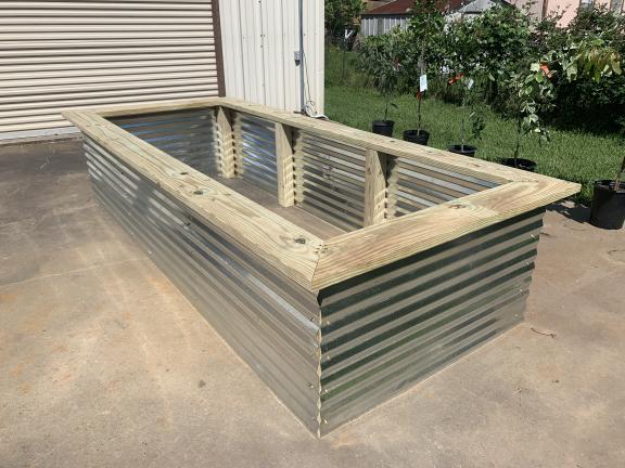 4x10 Raised Garden Bed with 8” Seat for sale in Angleton TX