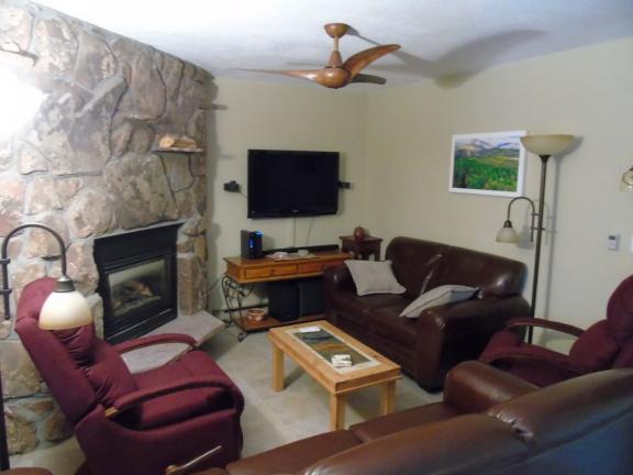 leather couch & loveseat