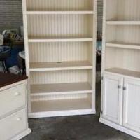 Wooden Matching Bookcases and file cabinet for sale in Southern Pines NC by Garage Sale Showcase member phoebe, posted 04/15/2020