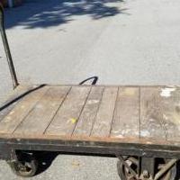 Vintage Warehouse Cart for Coffee Table for sale in Saint Petersburg FL by Garage Sale Showcase member Frangipani, posted 03/20/2022