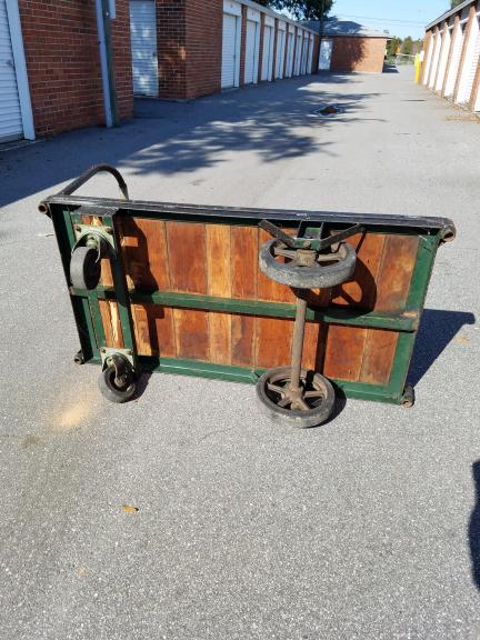 Vintage Warehouse Cart for Coffee Table