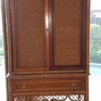 Wicker Hutch for sale in Saint Petersburg FL by Garage Sale Showcase member Frangipani, posted 04/20/2021