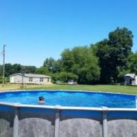 30' round above ground pool for sale in Stroh/elmira IN by Garage Sale Showcase member Johnwgraziano, posted 08/22/2020